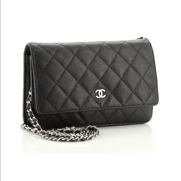 CHANEL Handbags - ❗️SOLD ❗️Chanel Wallet on a Chain Quilted Caviar